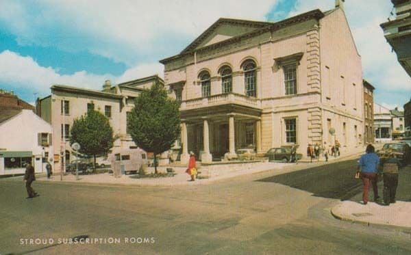 Stroud Subscription Rooms Gloucester Rare Postcard