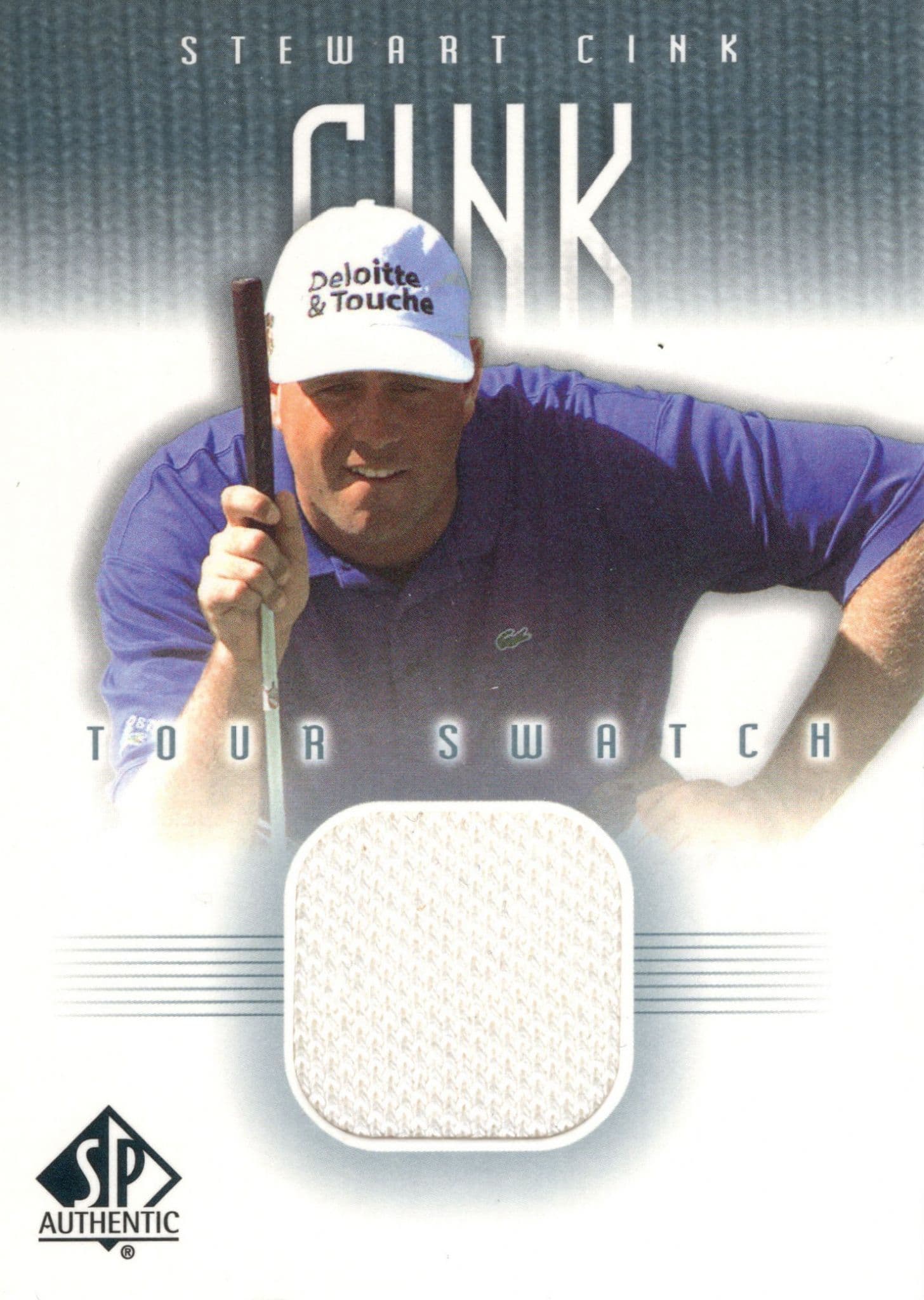 Stuart Cinq Original Shirt Golf Tour Rare Limited Swatch Card