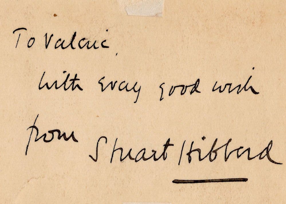 Stuart Hibberd Death of Adolf Hitler Antique Hand Signed Autograph