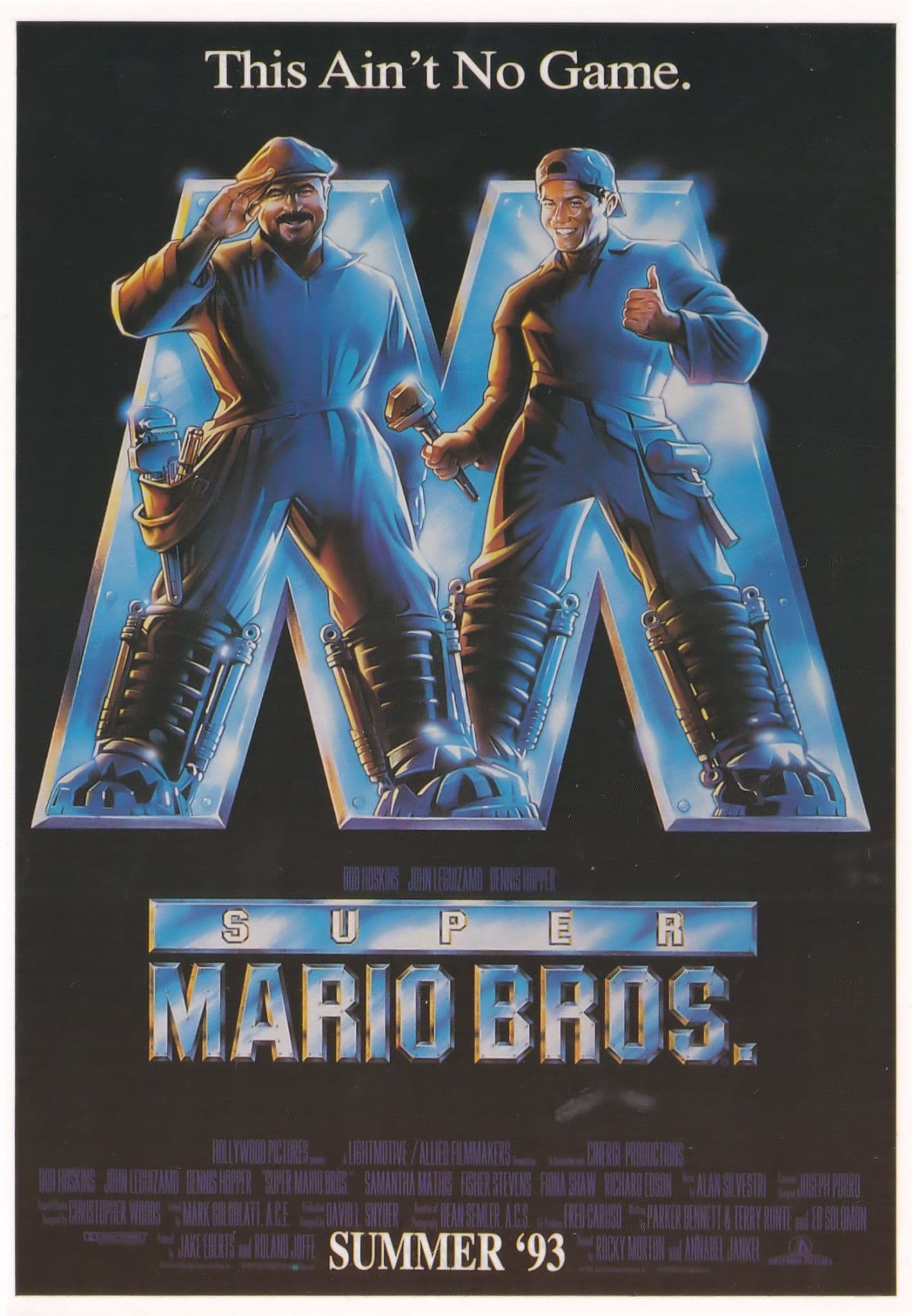 Super Mario Bros The Movie Premiere In Summer 1993 Postcard
