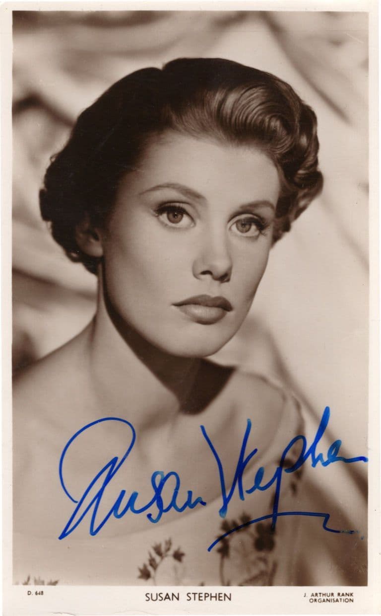 Susan Stephen Carry On Nurse Film Antique Early Hand Signed Photo
