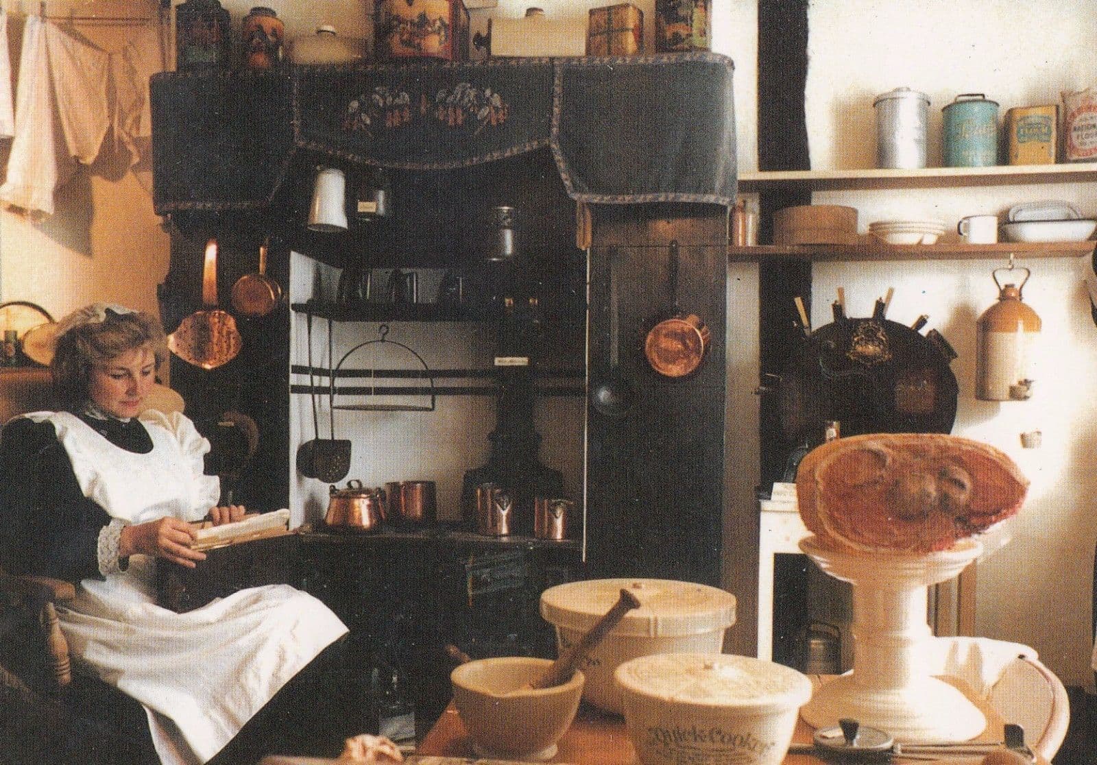 Sussex Buckleys Museum Victorian Kitchen Postcard