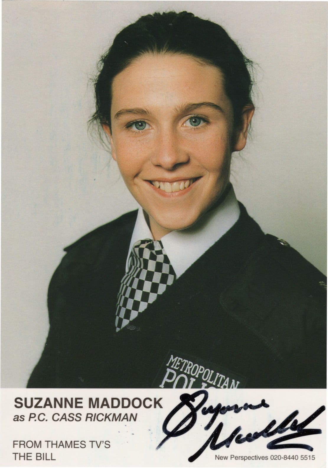 Suzanne Maddock as PC Cass Rickman ITV The Bill Hand Signed Cast Card Photo