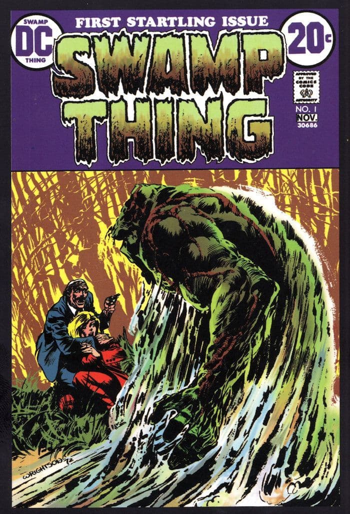 Swamp Thing Issue 1 One First DC Comic Book Postcard