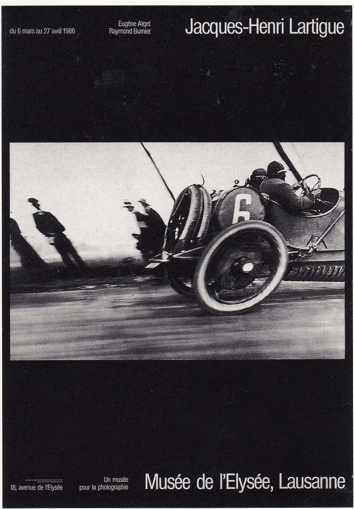Swiss Antique Formula One 1 Racing Car Museum Advertising Postcard