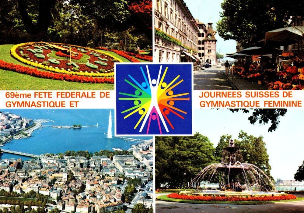 Switzerland 69th Fete Federale De Gymnastique 1978 Geneve Postcard
