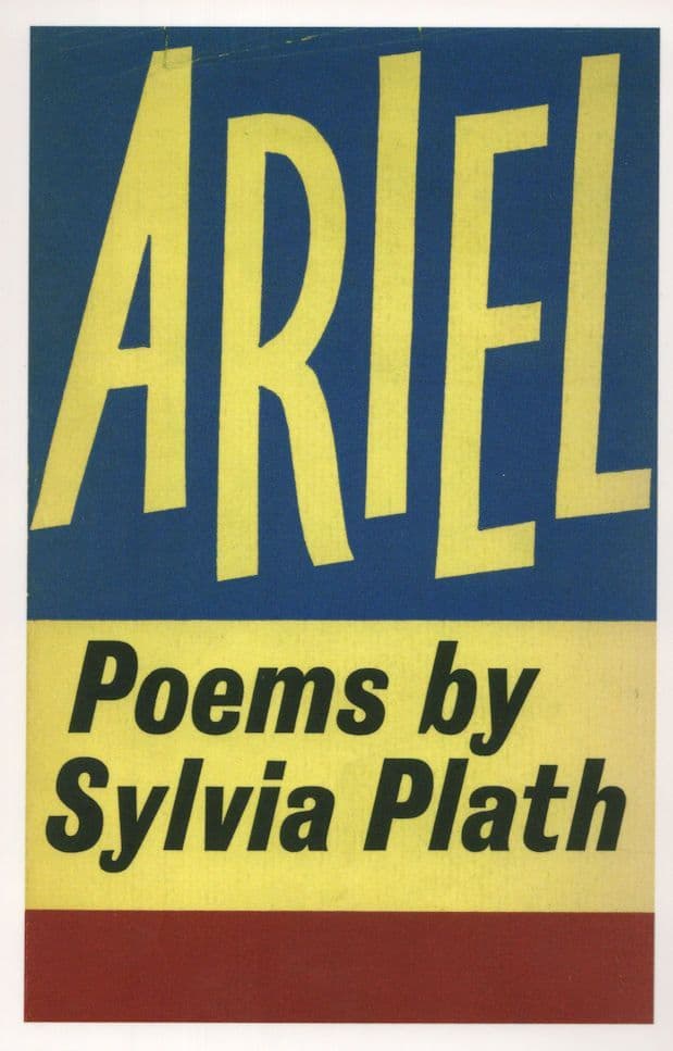 Sylvia Plath Arial Poems Poetry By 1965 Book Postcard