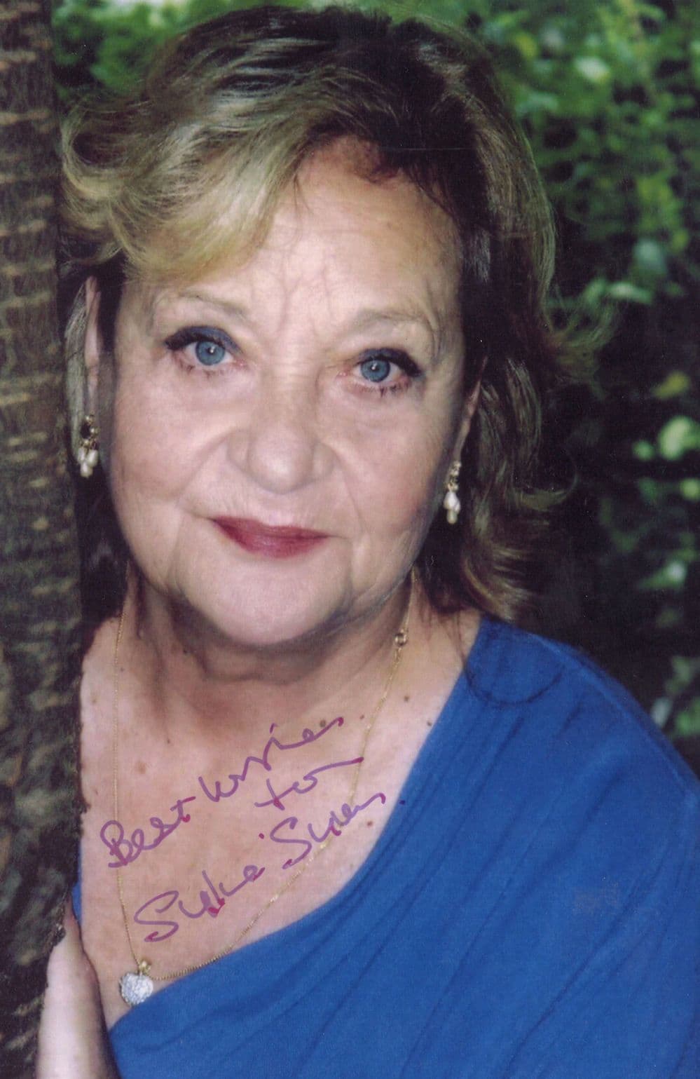 Sylvia Sims Ice Cold In Alex Undedicated Hand Signed Photo