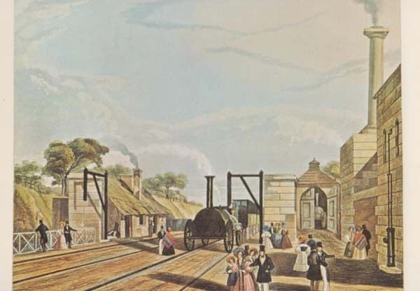 Taking Water Parkside Station Liverpool Manchester Train Rail Railway Postcard
