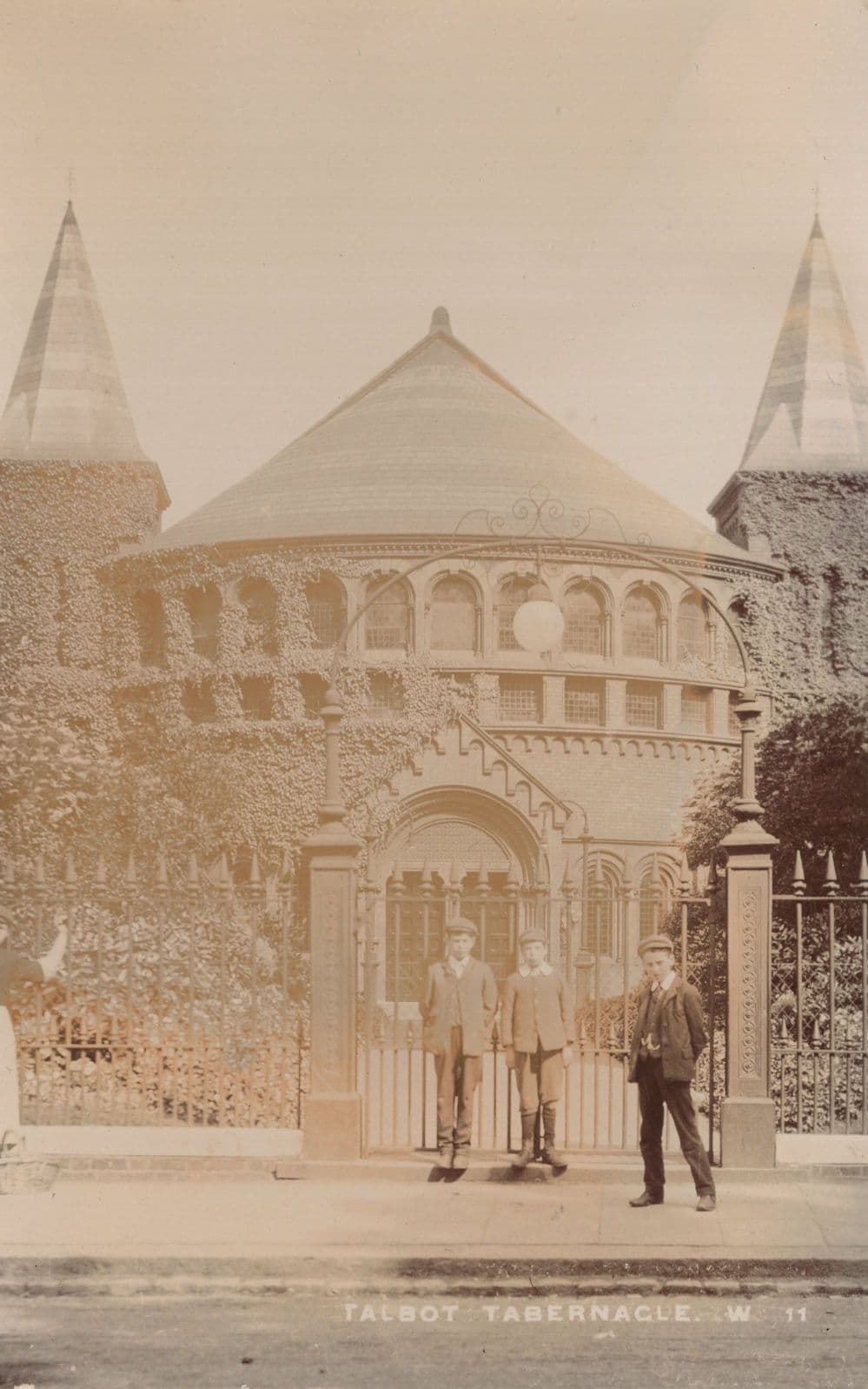 Talbot Tabernacle Notting Hill London Antique Real Photo Postcard