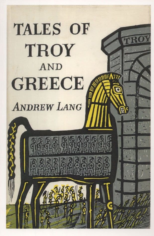 Tales Of Troy & Greece Andrew Lang 1962 Book Postcard