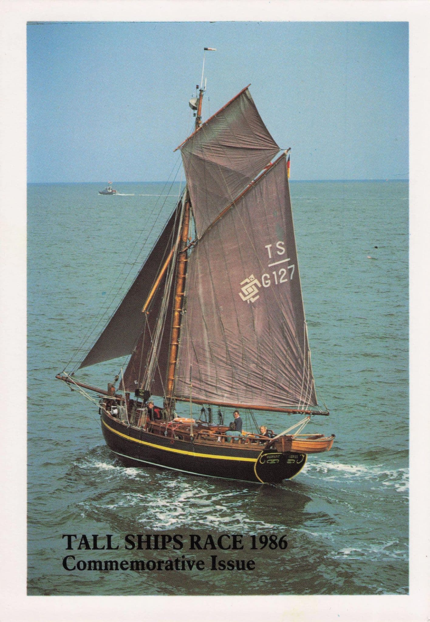 Tall Ships Race 1986 Commemorative Issue Maritime Rare Postcard