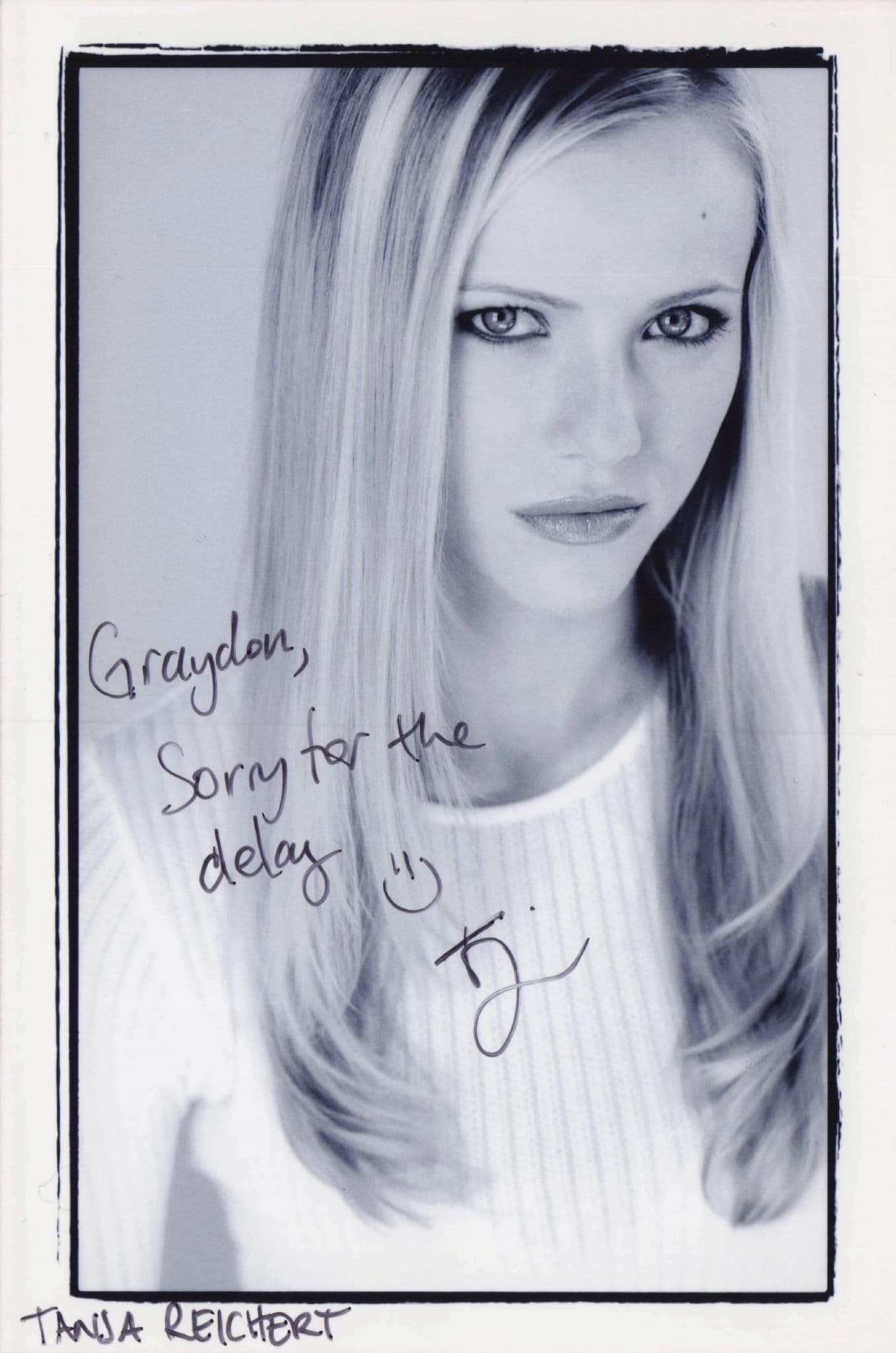 Tanja Reichert Scary Movie Poltergeist Relic Hunter Hand Signed Photo