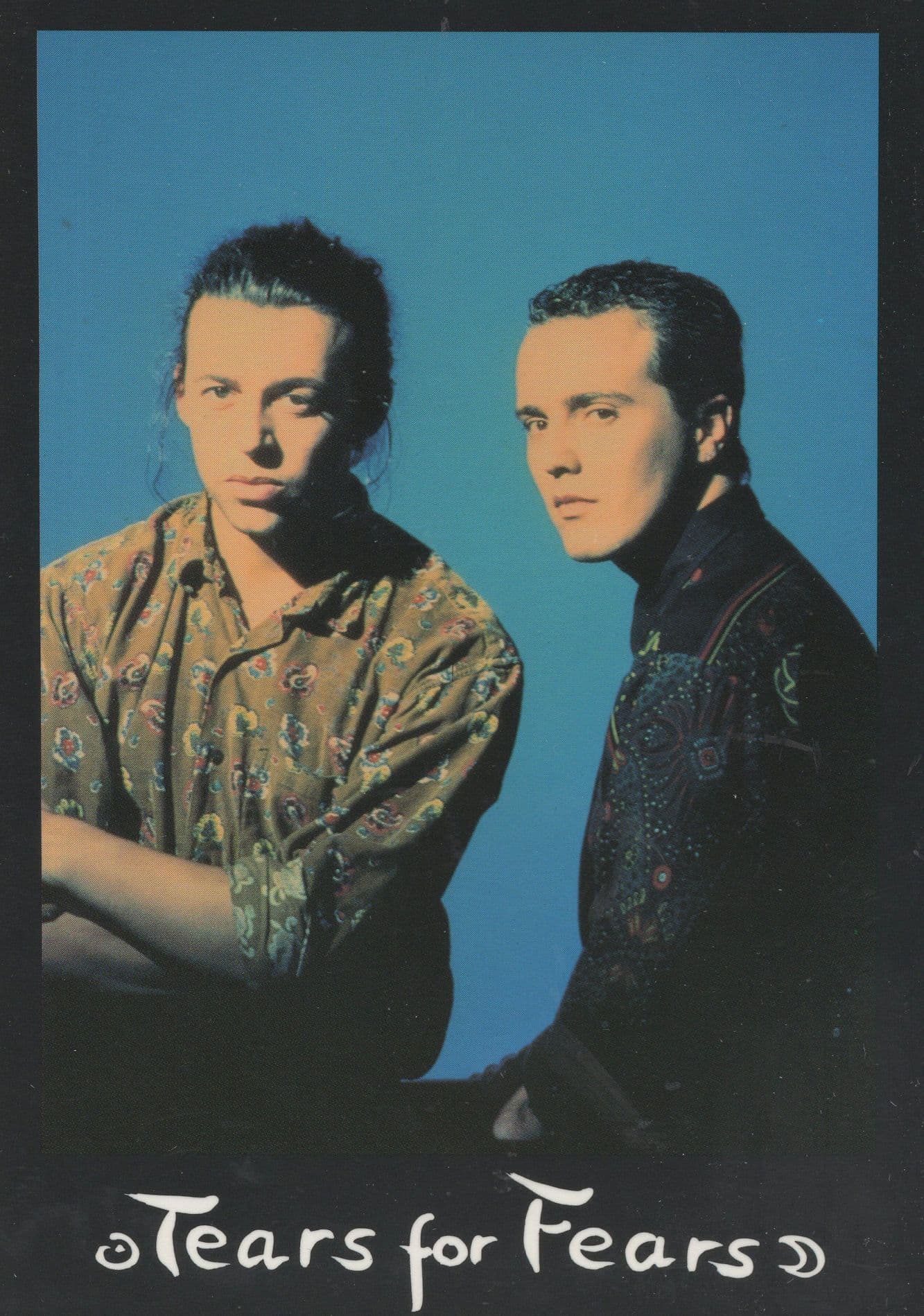 Tears For Fears Pop Group Rare Postcard