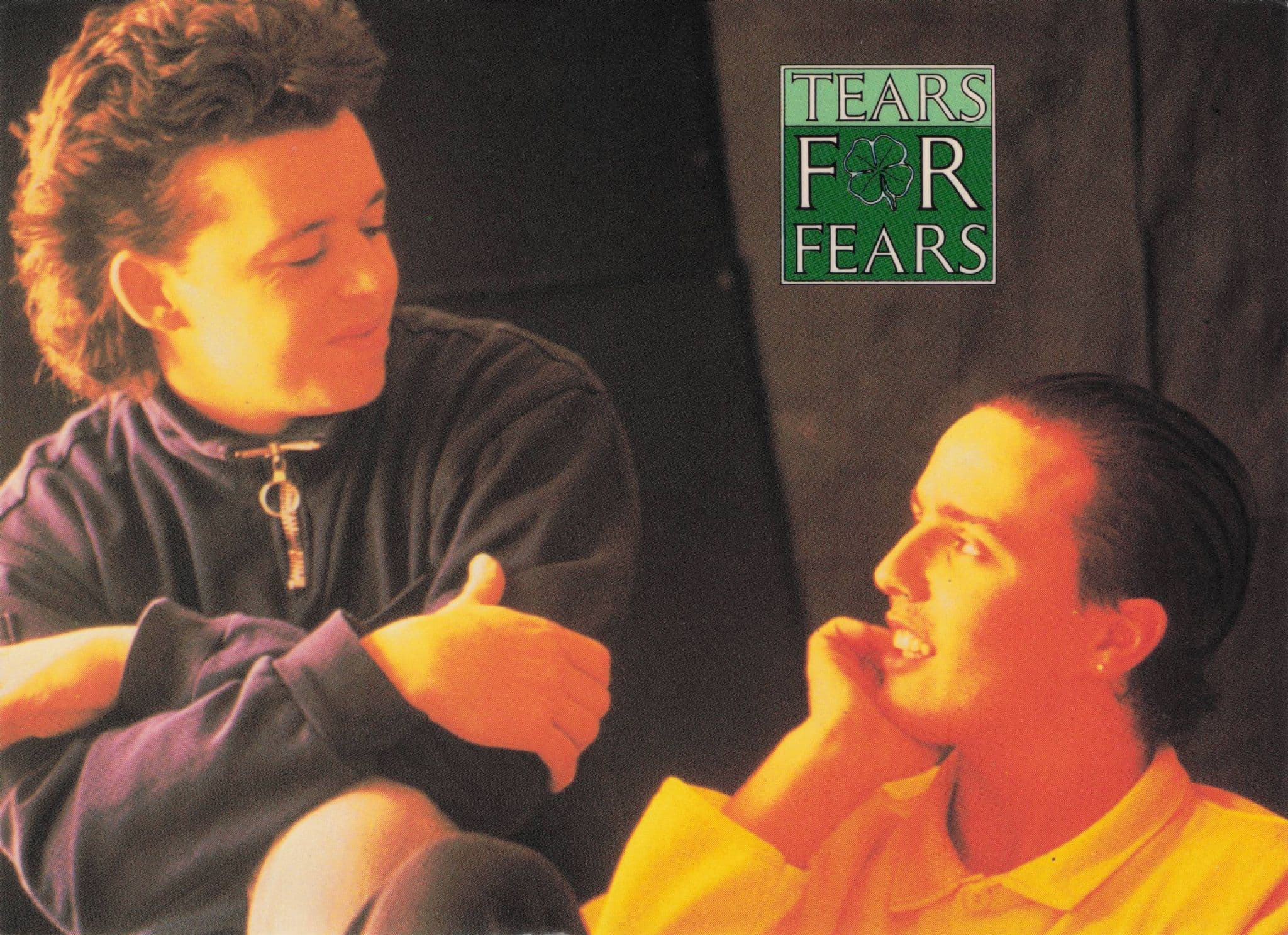 Tears For Fears Reflex Marketing Rare Music Postcard