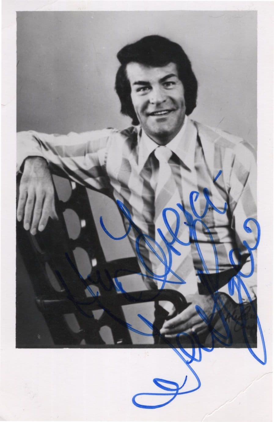 Ted Rogers 3-2-1 TV Show Old Hand Signed Photo Please Read