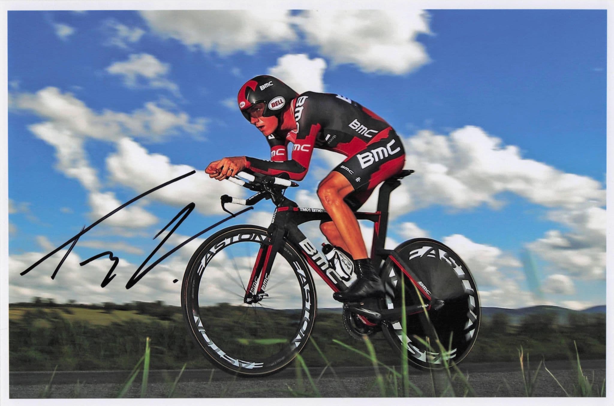 Tejay Van Garderen USA Cycling 2012 Tour De France 12x8 Hand Signed Photo