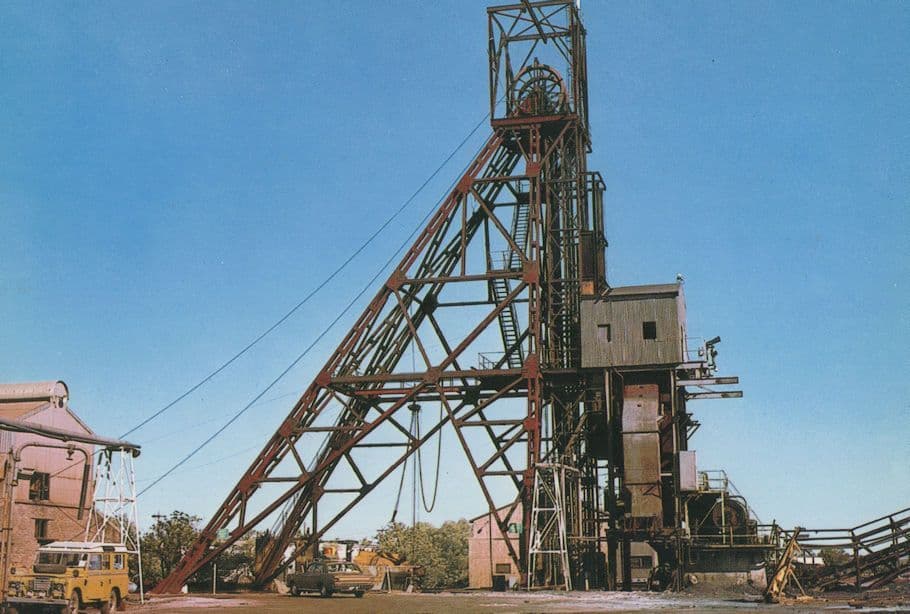 Tennant Creek Mine Pit Head Australia Postcard