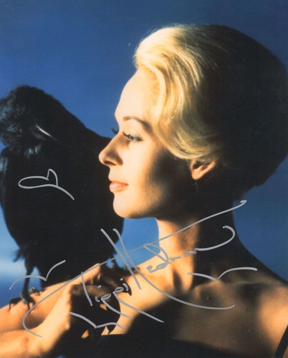Teppi Hedren The Birds Alfred Hitchcock Film 10x8 Hand Signed Photo