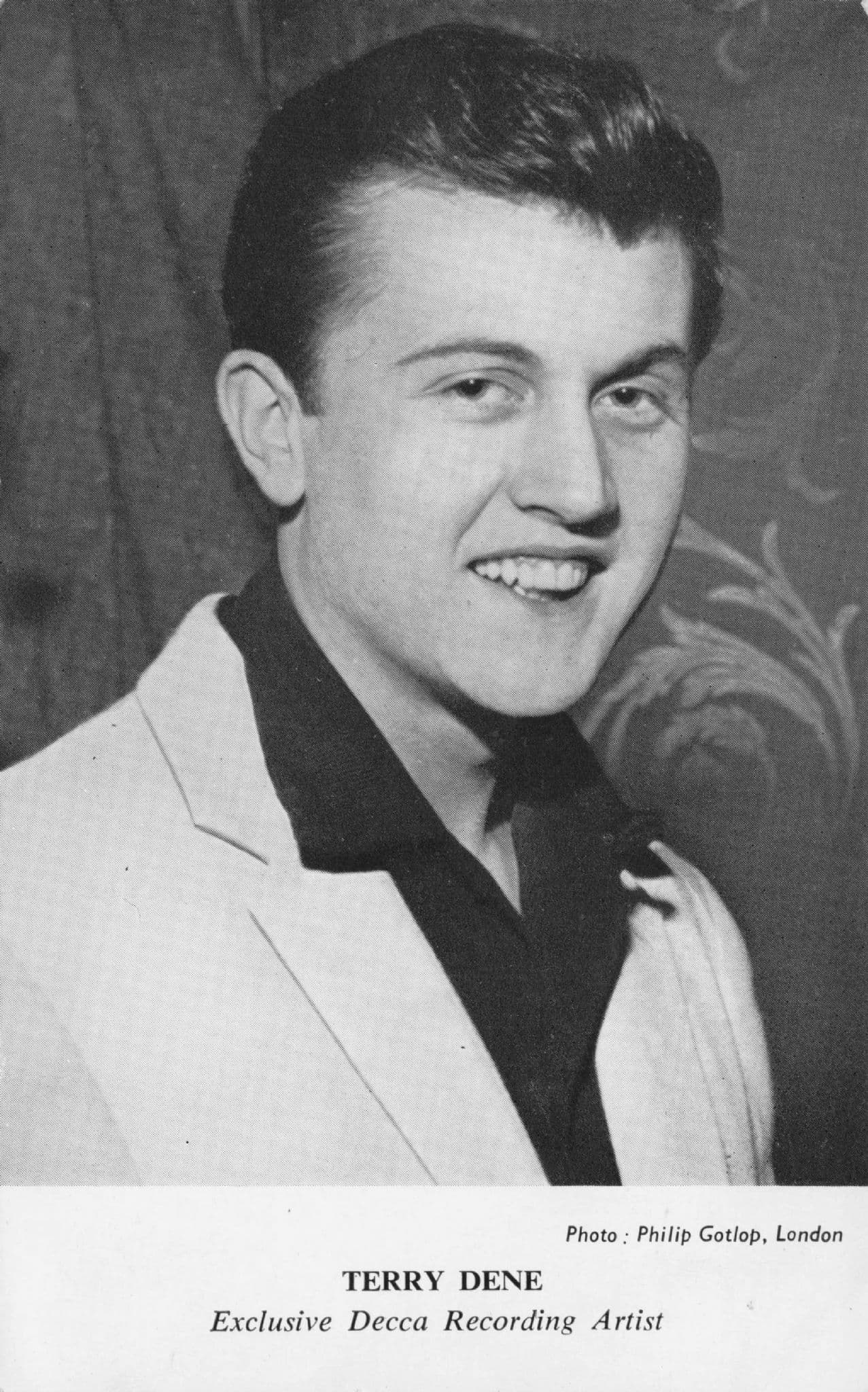 Terry Dene Decca Recording Artist Old Discography Photo