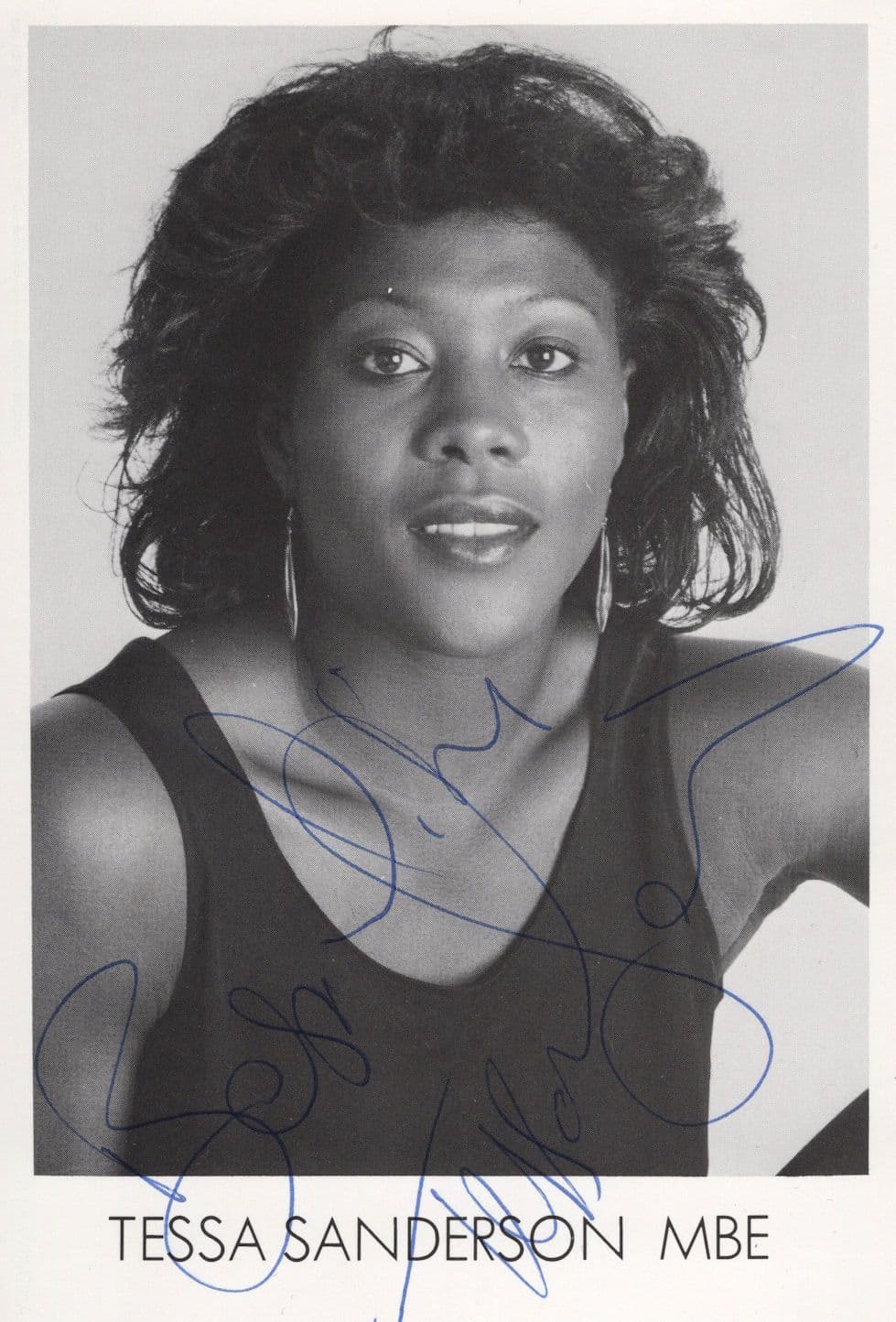 Tessa Sanderson Olympic Games Athlete As MBE 8x6 Hand Signed Photo