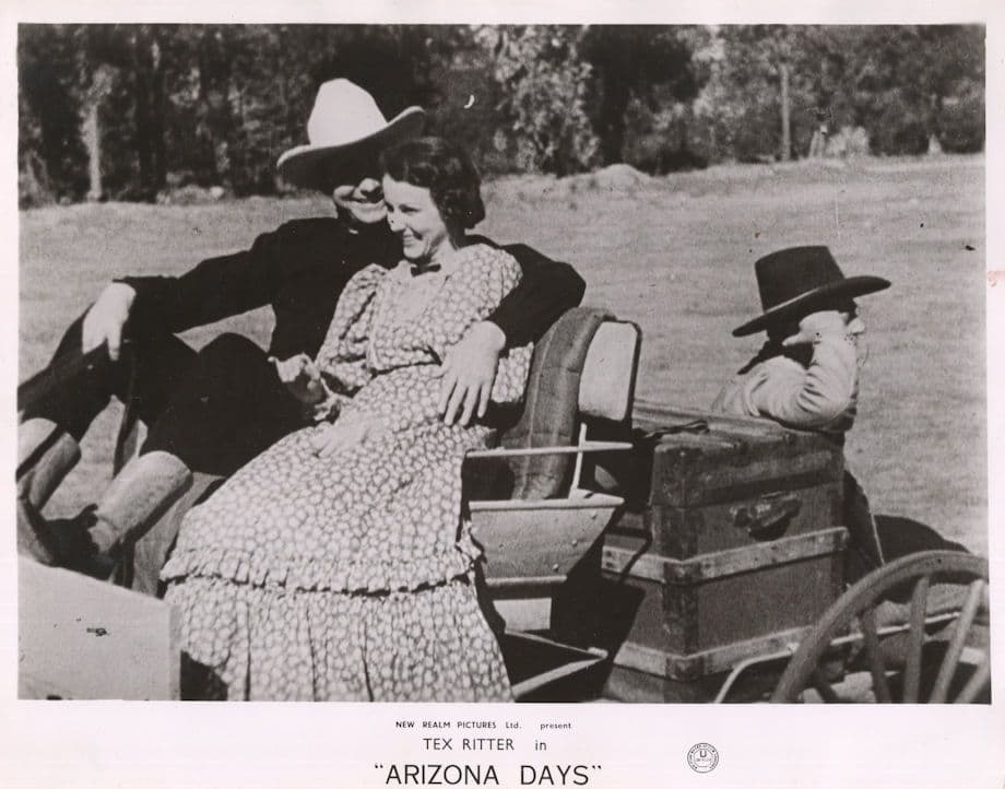 Tex Ritter in Arizona Days Film Rare 10x8 Publicity Photo