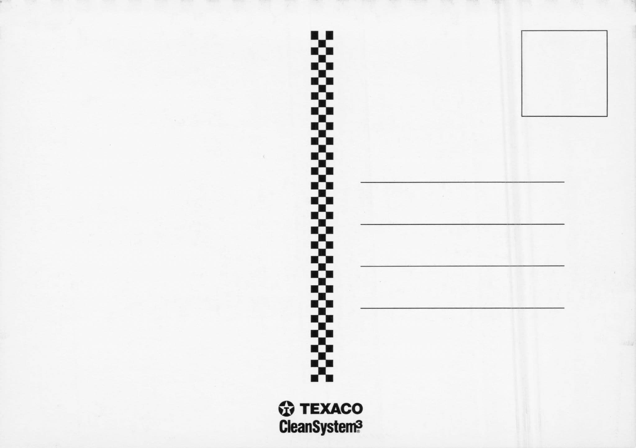 Texaco F1 Motor Racing Cars Advertising Postcard