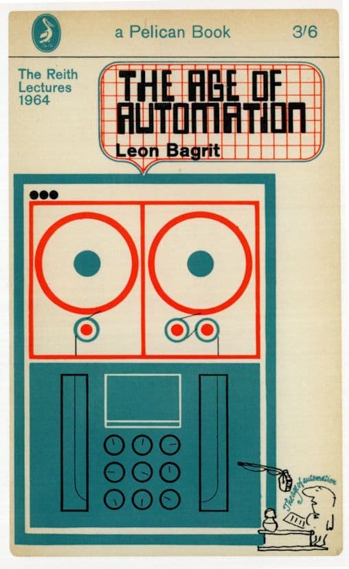 The Abe Of Automation Leon Bagrit 1966 Book Postcard