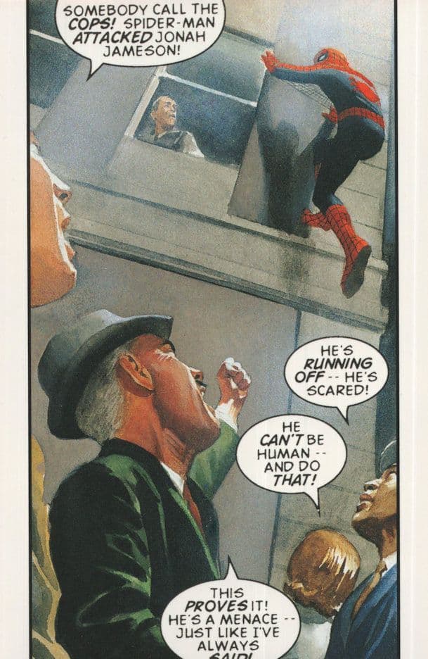 The Amazing Spider Man J Jonah Jameson Marvel Comic Book Postcard