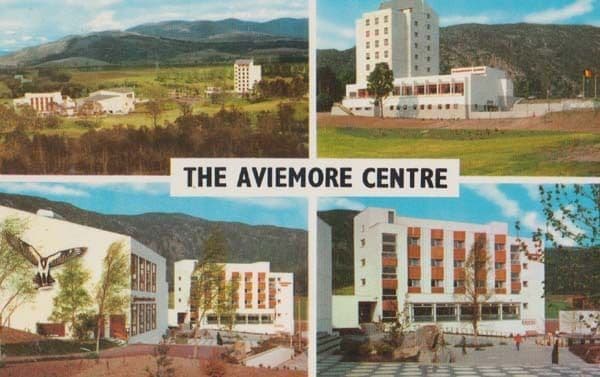 The Aviemore Centre Invernesshire Scottish Inverness Multi Views Postcard