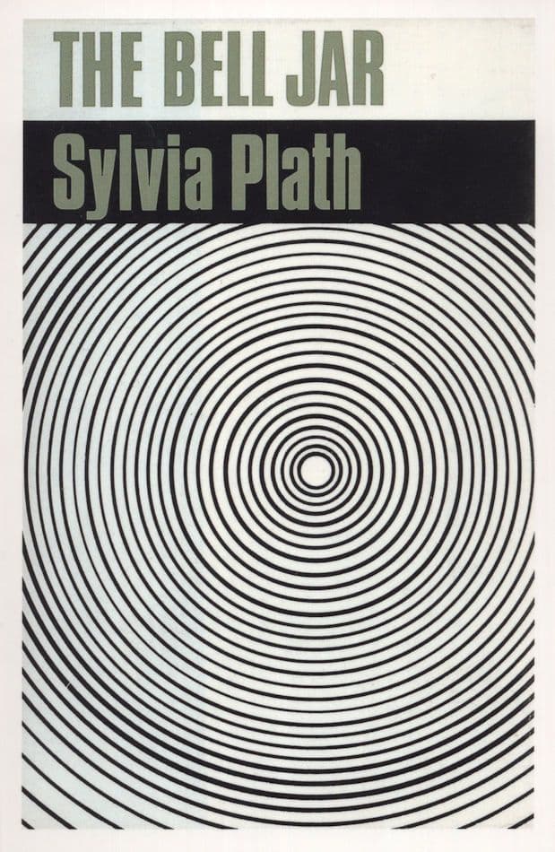 The Bell Jar Sylvia Plath 1966 Book Postcard
