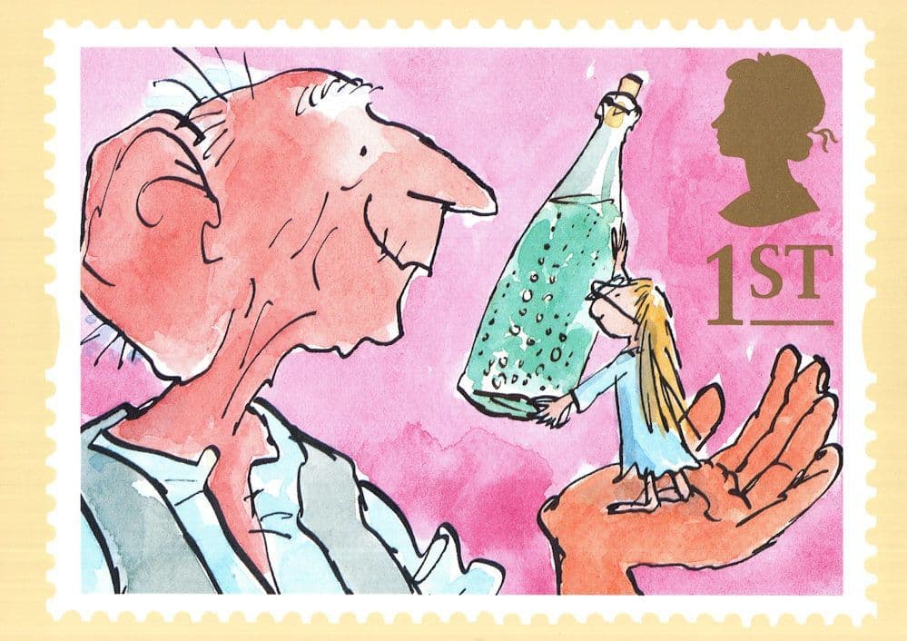 The BFG Big Friendly Giant Roald Dahl Book PHQ Limited Postcard