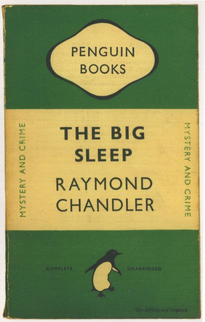 The Big Sleep Raymond Chandler 1948 Book Postcard
