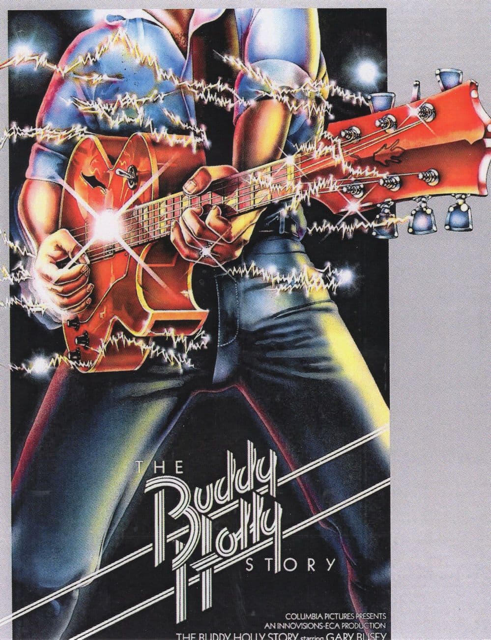 The Buddy Holly Story Film Cinema Poster Repro Postcard