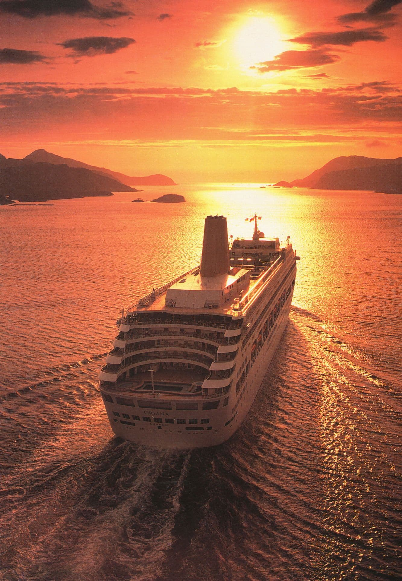The Captains Gala Dinner 1996 MV Oriana P&O Rare Photo Menu