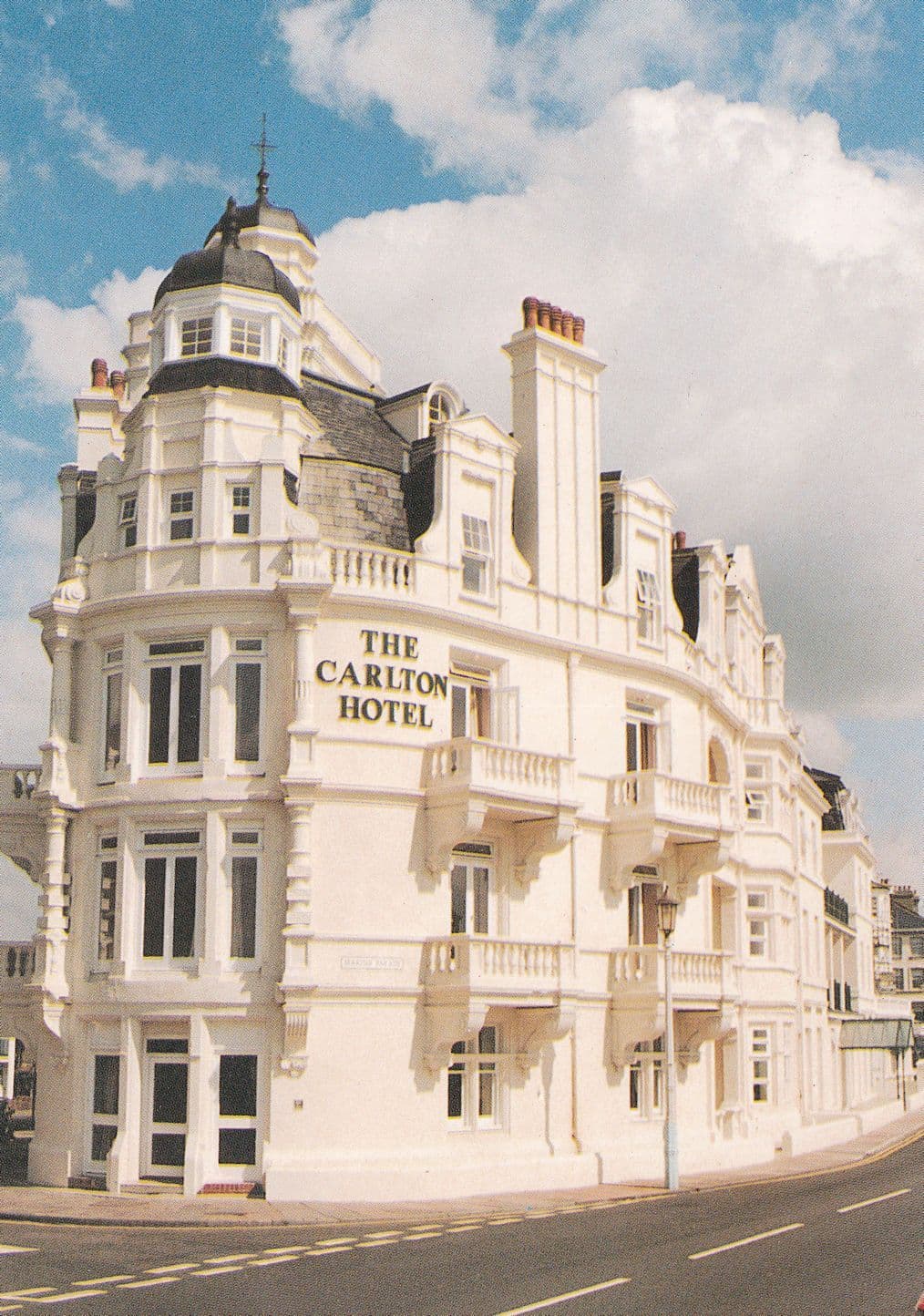 The Carlton Hotel Eastbourne 1980s Postcard