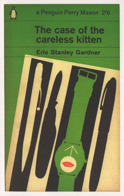The Case Of The Careless Kitten Eric Stanley Gardner 1962 Book Postcard