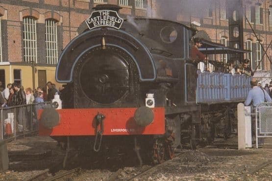 The Castlefield Express Greater Manchester Science Museum Lancs Train Postcard