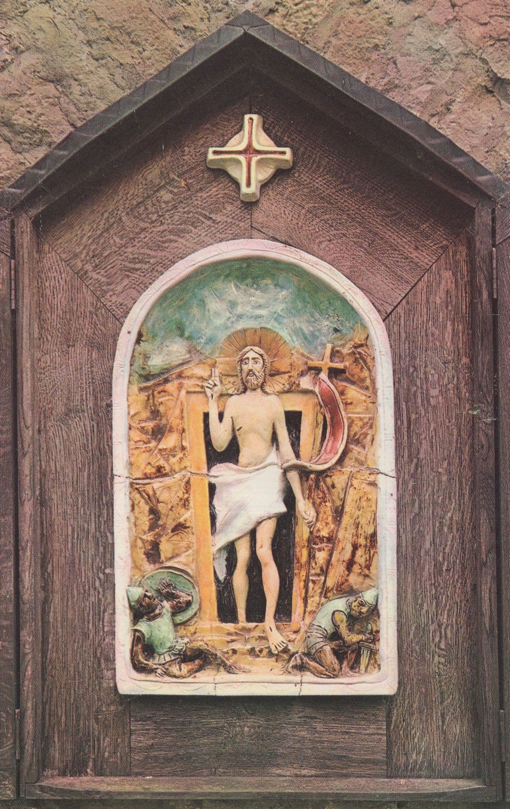The Christian Resurrection Friars Aylesford Kent Religious Postcard