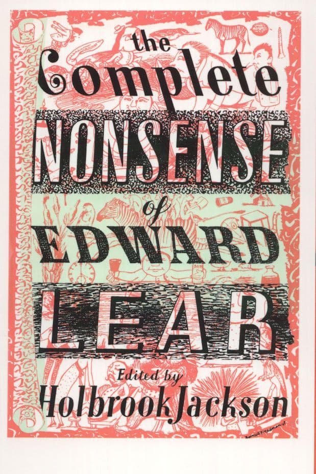 The Complete Nonsense Of Edward Lear 1947 Book Postcard