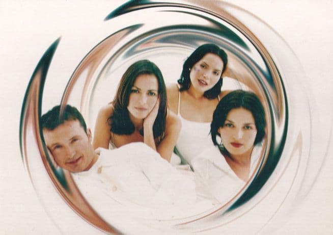 The Corrs Irish Pop Group Ballygowan Water 1998 Advertising Postcard