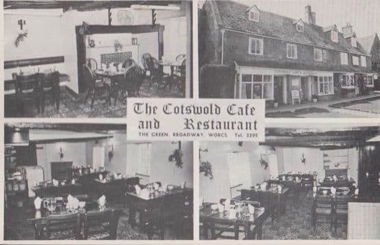 The Cotswold Cafe Worcester Advertising Kitchen Restaurant Postcard