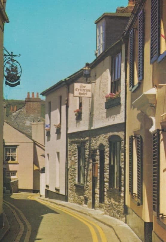 The Criterion Hotel Cornwall Postcard
