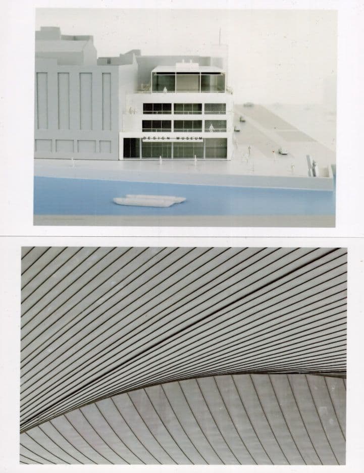 The Design Museum London Architectural Model Roof 2x Postcard s