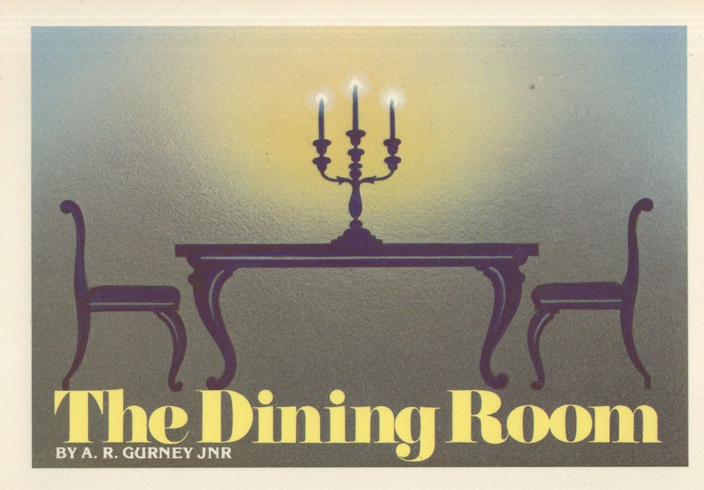 The Dining Room AR Gurney Jr Greenwich Theatre Art Postcard