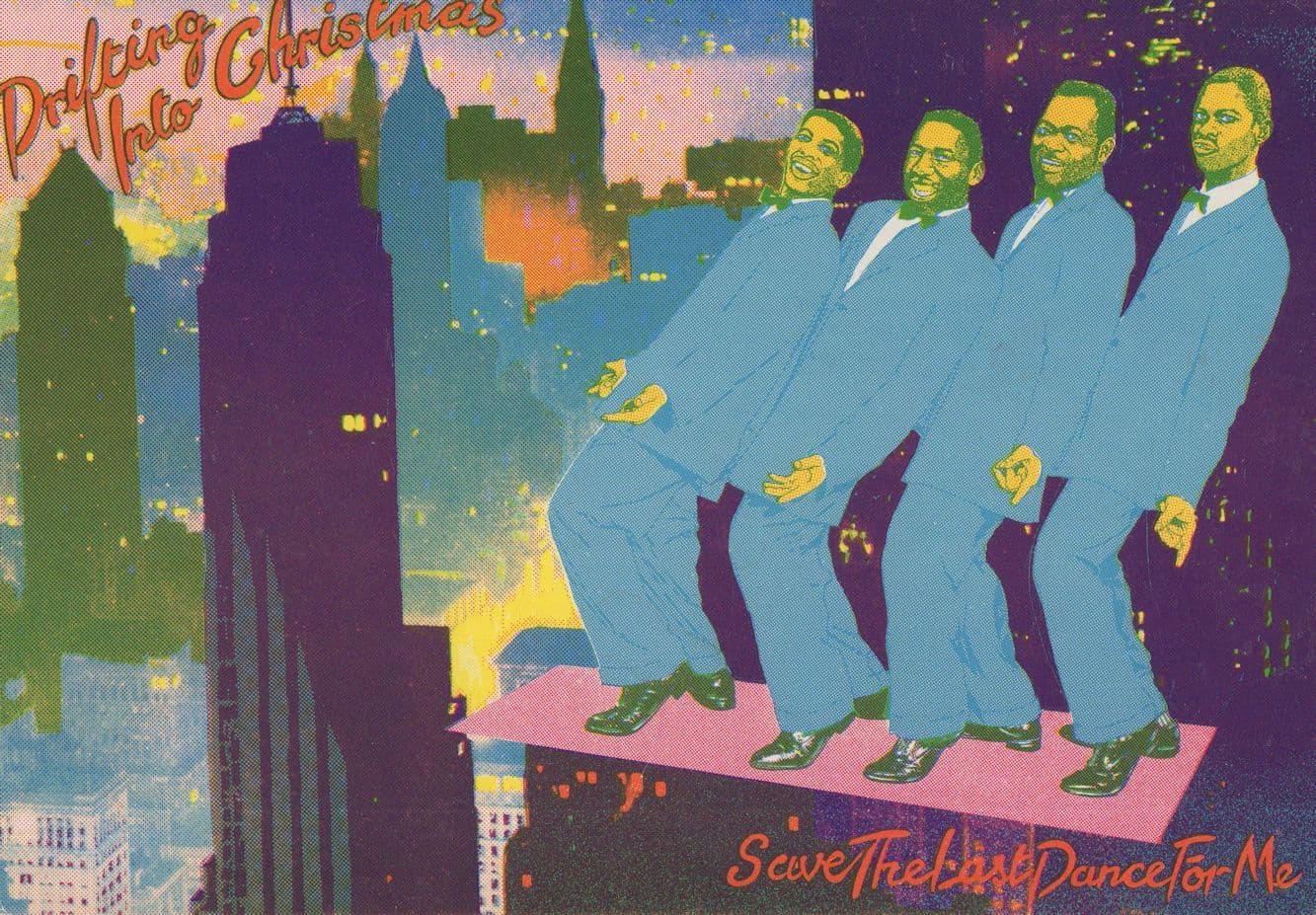 The Drifters Save The Last Dance For Me Soul Funk Cassette Postcard