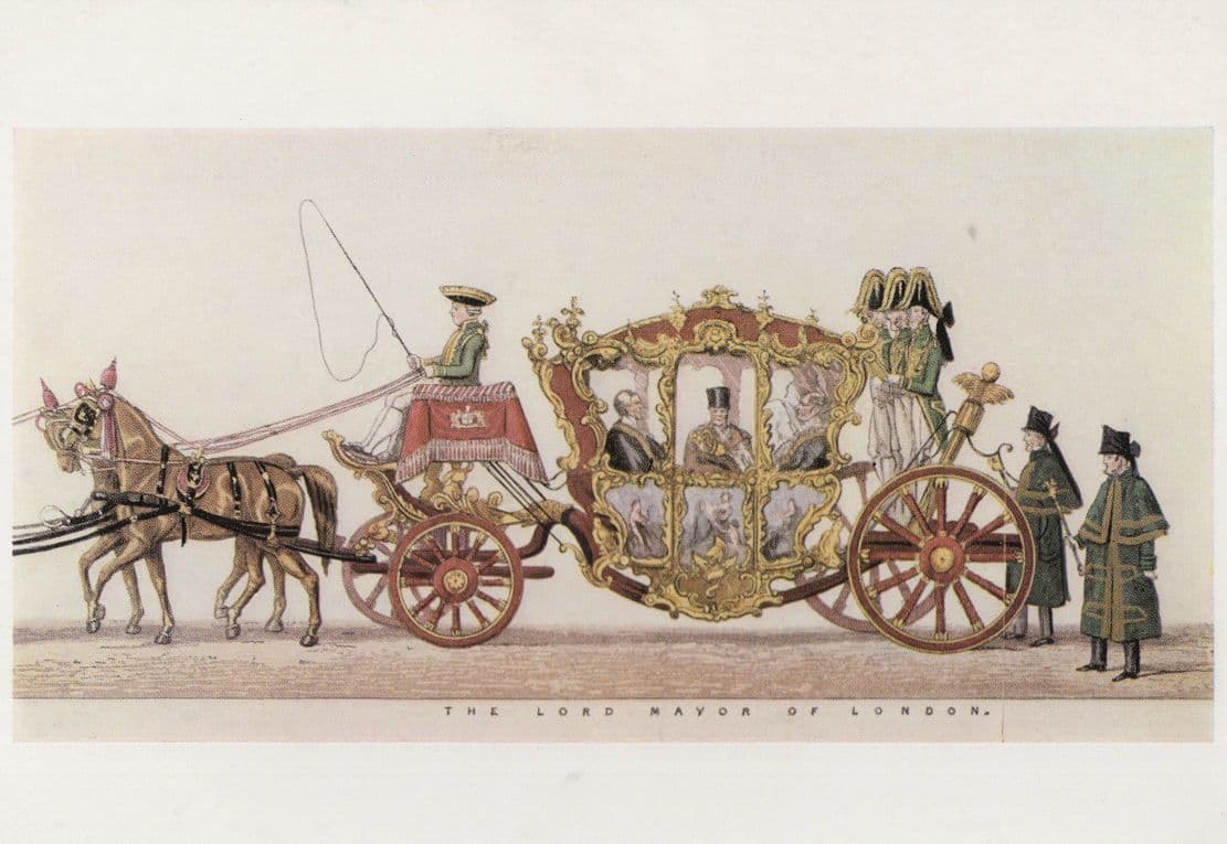 The Duke Of Wellington Funeral Procession Painting Postcard