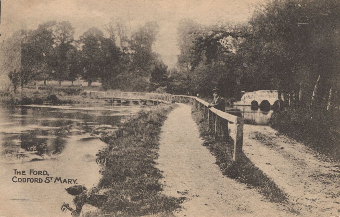 The Ford Codford St Mary Wiltshire Old EX Postcard