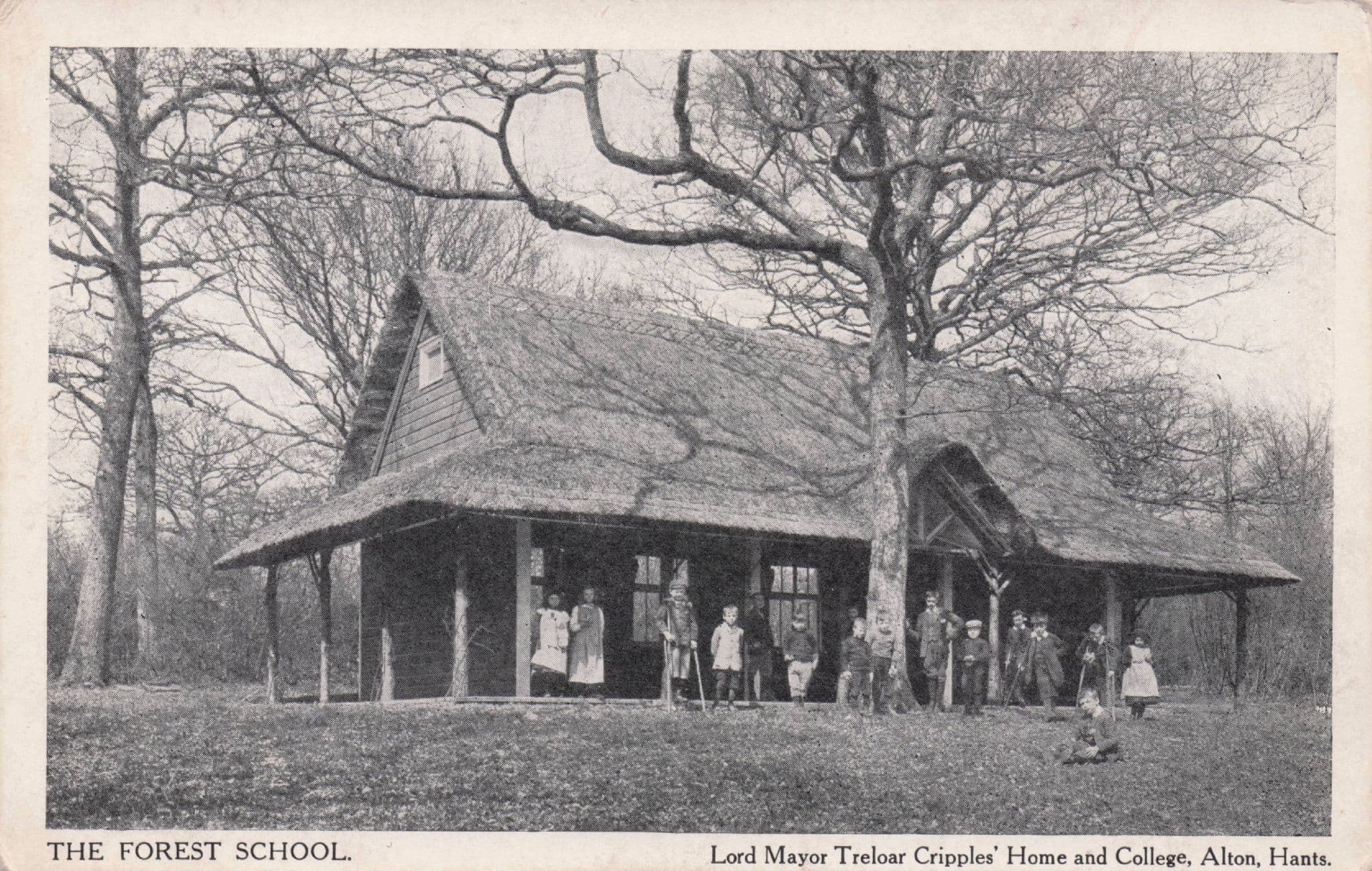 The Forest School Cripples' Home & College Alton Hants Postcard