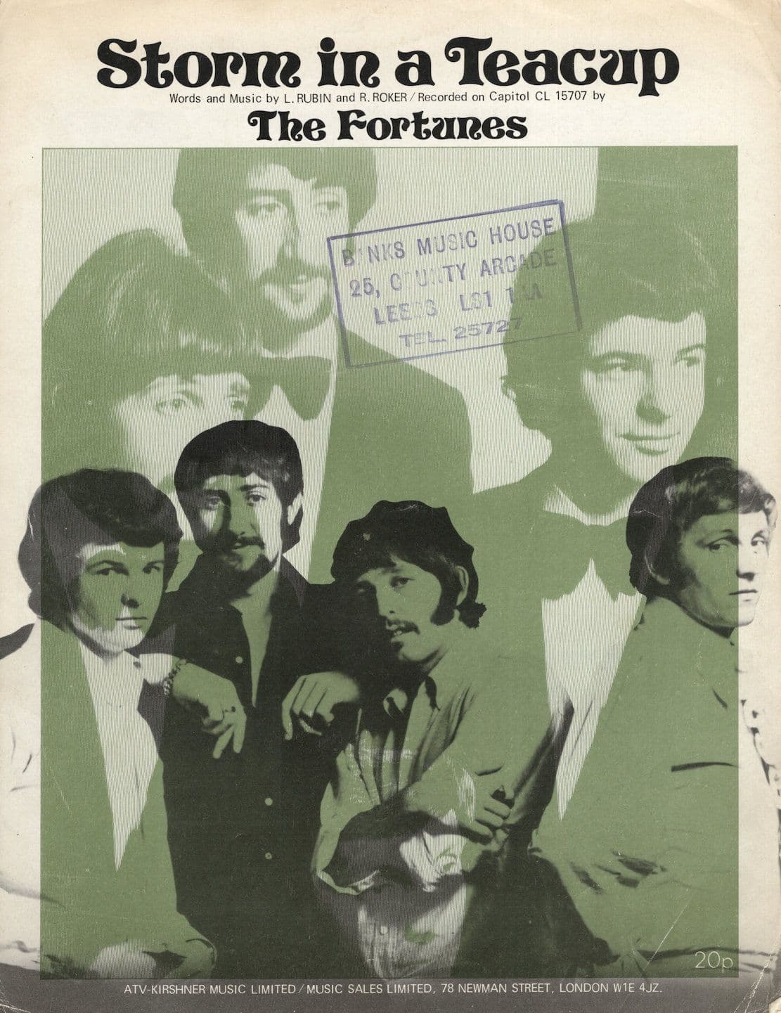 The Fortunes Storm In A Teacup Old Sheet Music